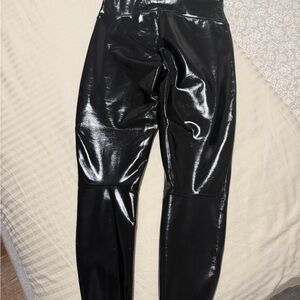 Shiny Black Leggings